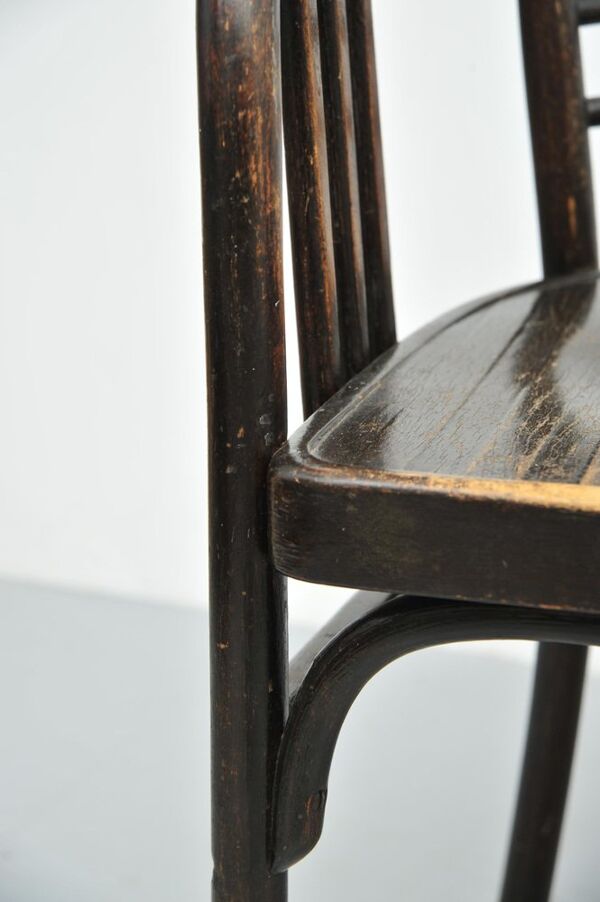 Chaises en hêtre modèle 6093 par Jacob & Josef Kohn, Vienne, années 1890, ensemble de 2.