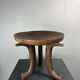 Handmade midcentury African tribal Jimma or Oromo tripod stool side table