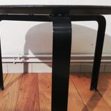 Table basse vintage en cuir