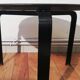 Table basse vintage en cuir