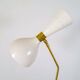 Modern Italian Table Lamp in Brass and Metal, Stilnovo Style