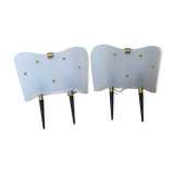 Paire d'appliques vintage