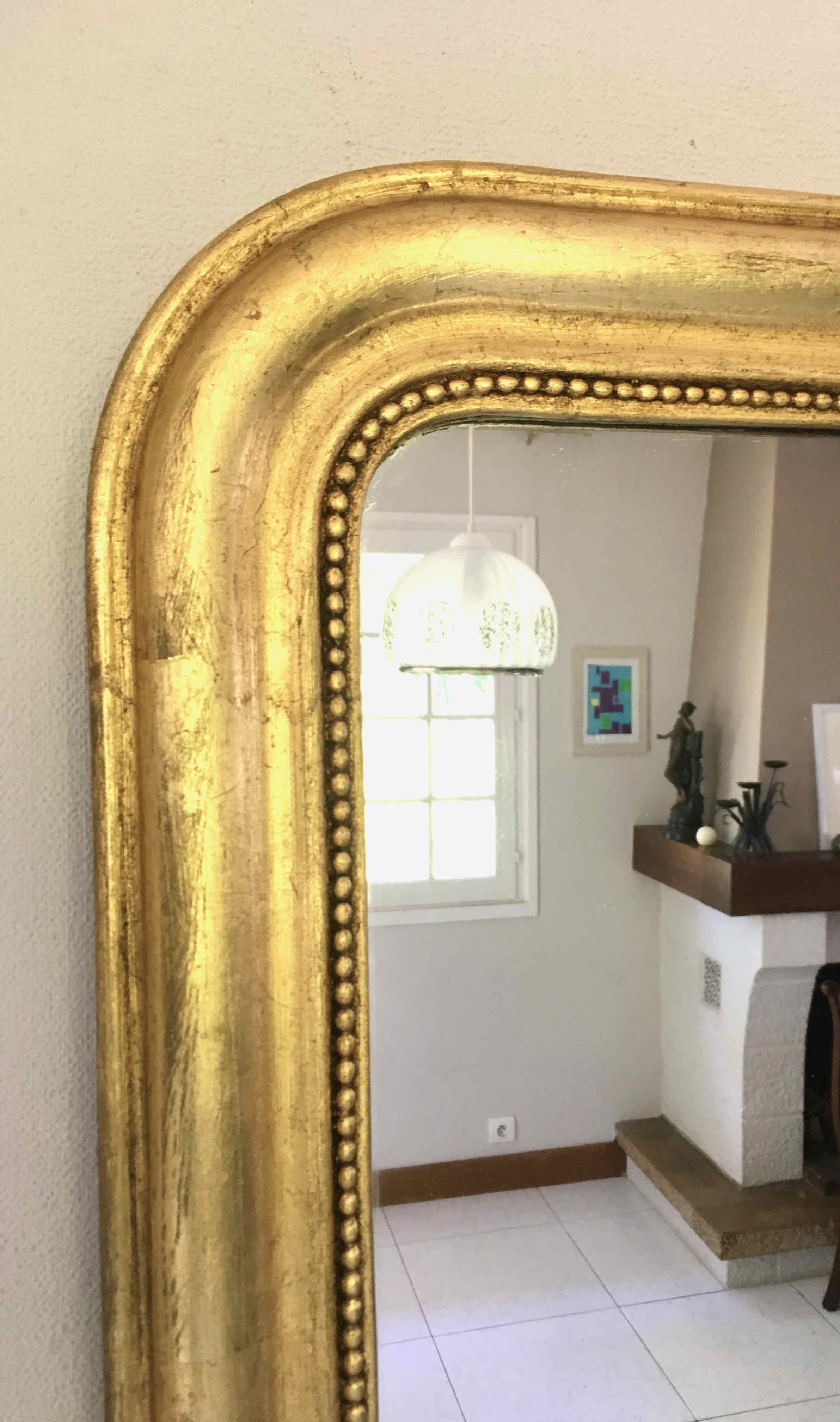 Mirror Louis Philippe gilded 68x52
