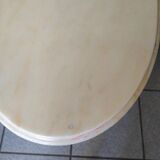 Light marble coffee table