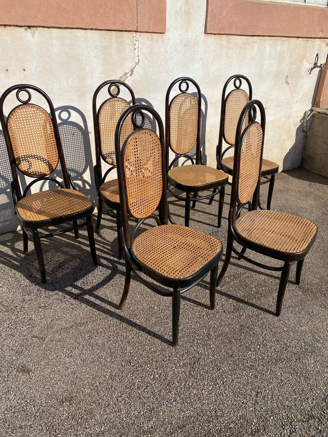 Set of 6 Salvatore Leone chairs