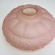Suspension art deco lampshade pink glass paste