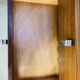 Rosewood and glass chest of drawers, 1960s, Scandinavian storage furniture.