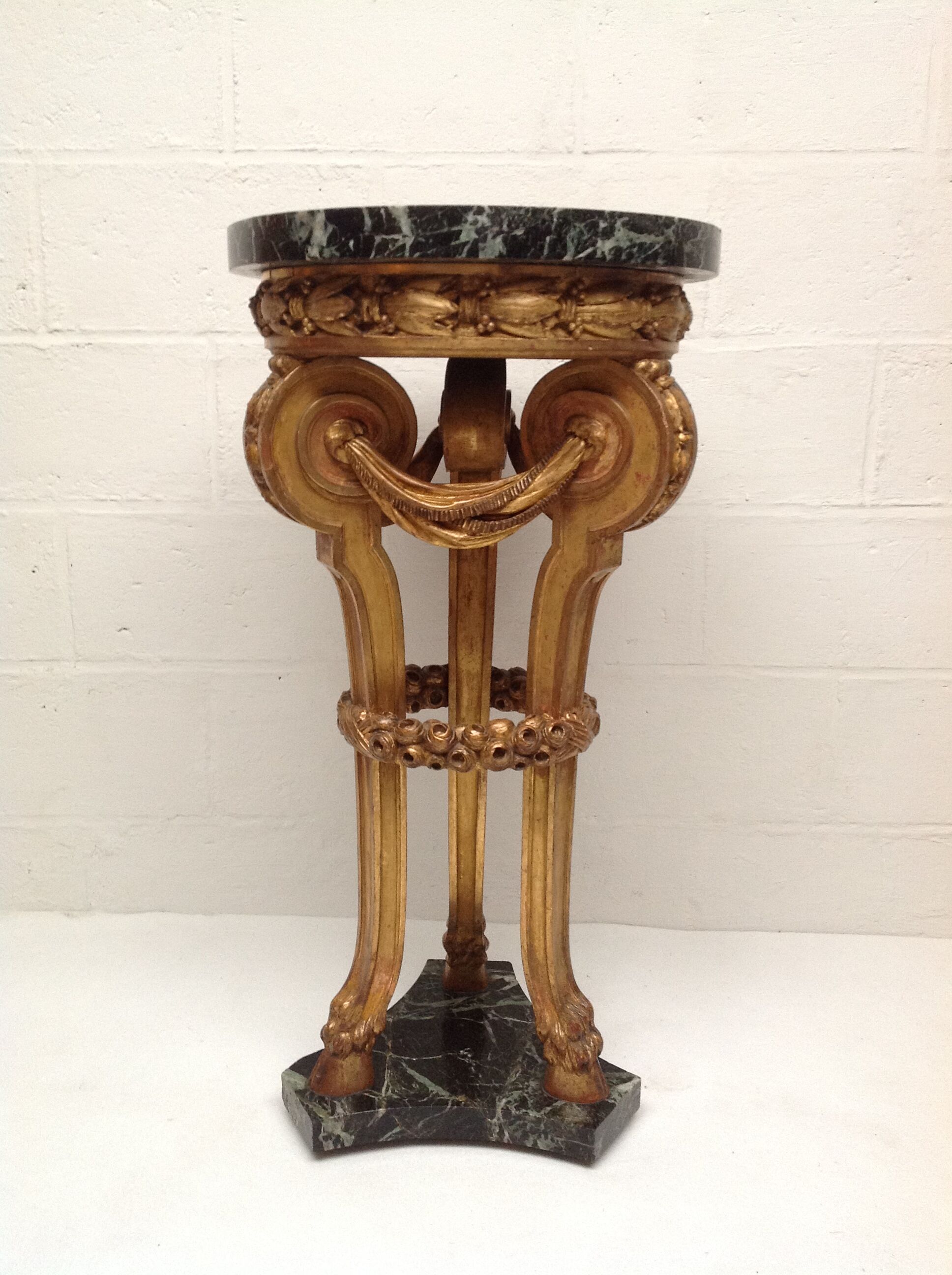 Wooden and marble saddler Napoleon III era