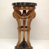 Wooden and marble saddler Napoleon III era