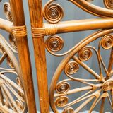 4-leaf peacock rattan screen