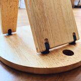 Suzy light wood stools, Adrian Reed, 1970