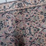 Handmade vintage Persian Kerman rug  61cm x 97cm 1950s