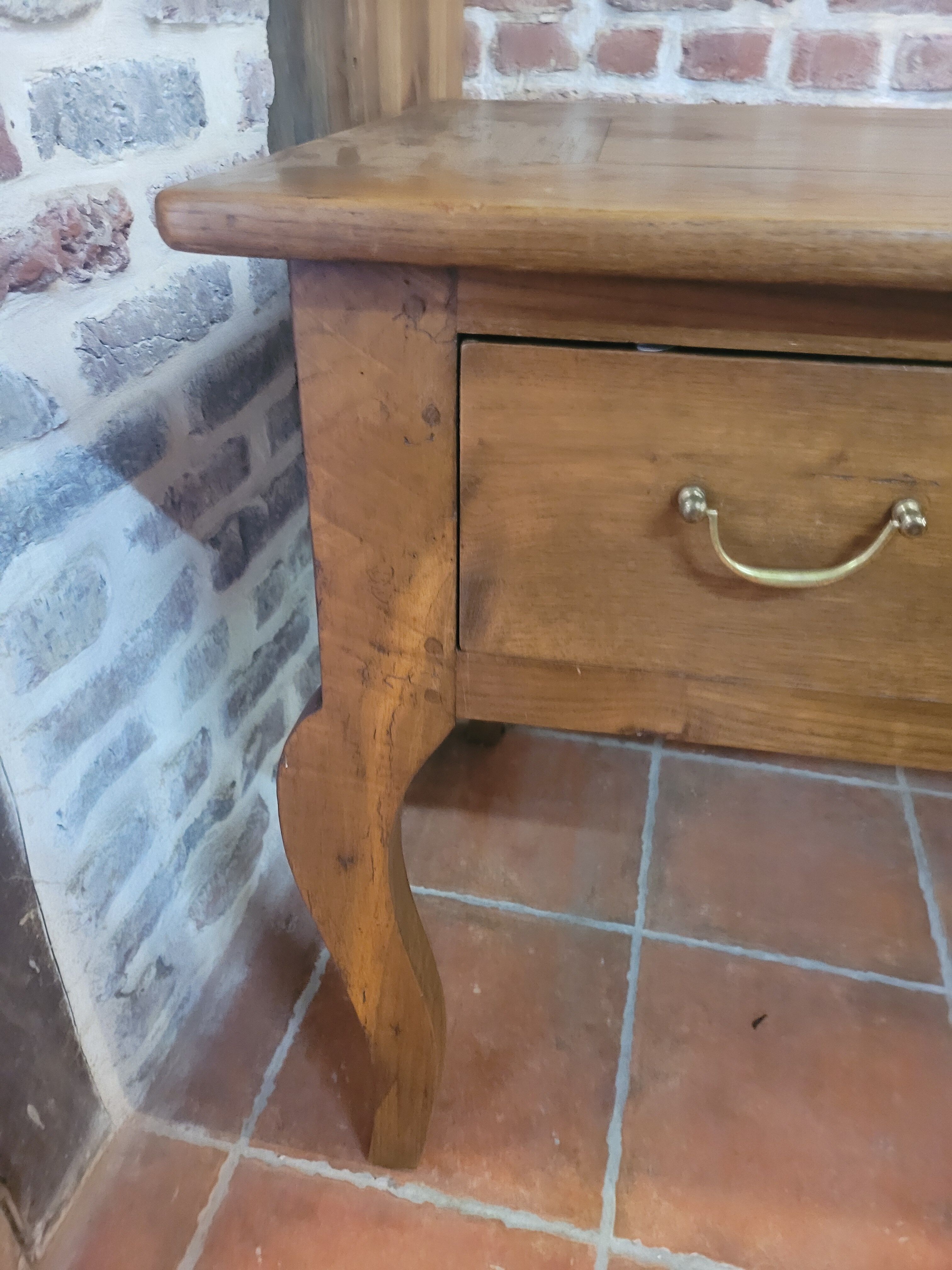 Old louis XV oak office