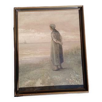 copy of the painting by Jozef Israël