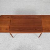 Midcentury Danish smaller dining table in teak by Christian Linneberg 1960s
