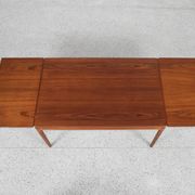 Midcentury Danish smaller dining table in teak by Christian Linneberg 1960s