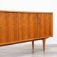 1960s walnut sideboard with bar compartment