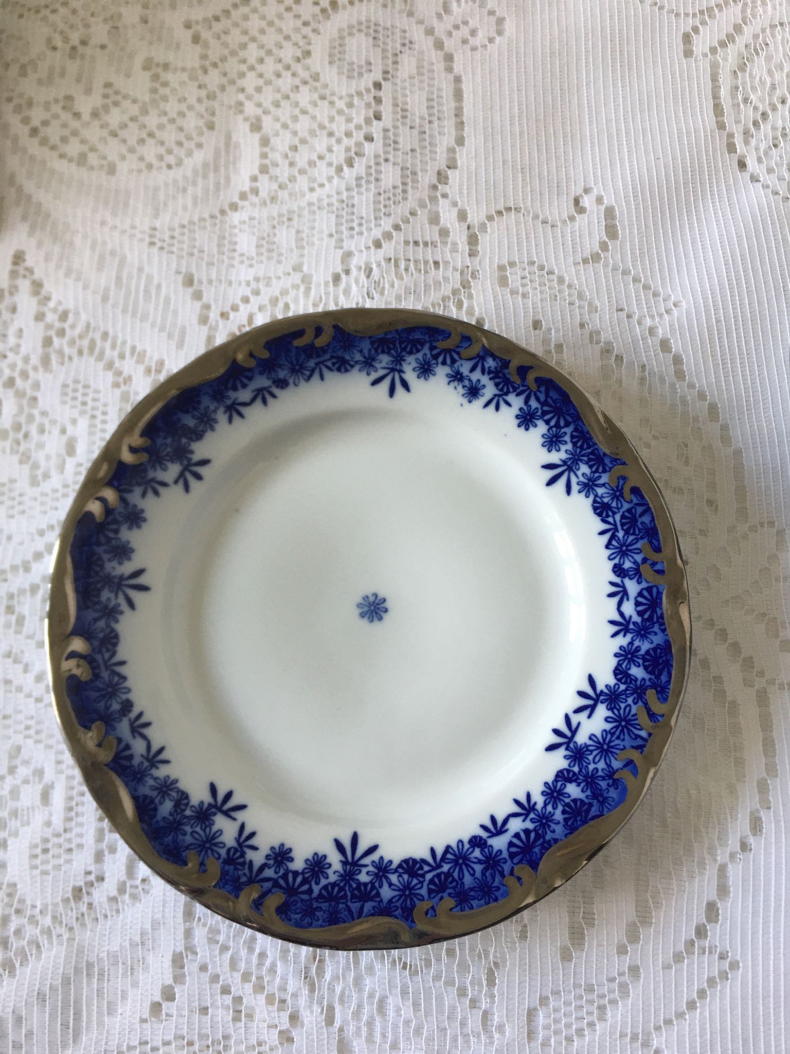 Lot of 11 porcelain dessert plates Alba Julia Romania
