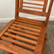 Folding teak children's chair