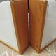Pair of postmodern wood and plexiglass wall lights from the 1980s.