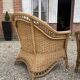 Salon de jardin en rotin 1980
