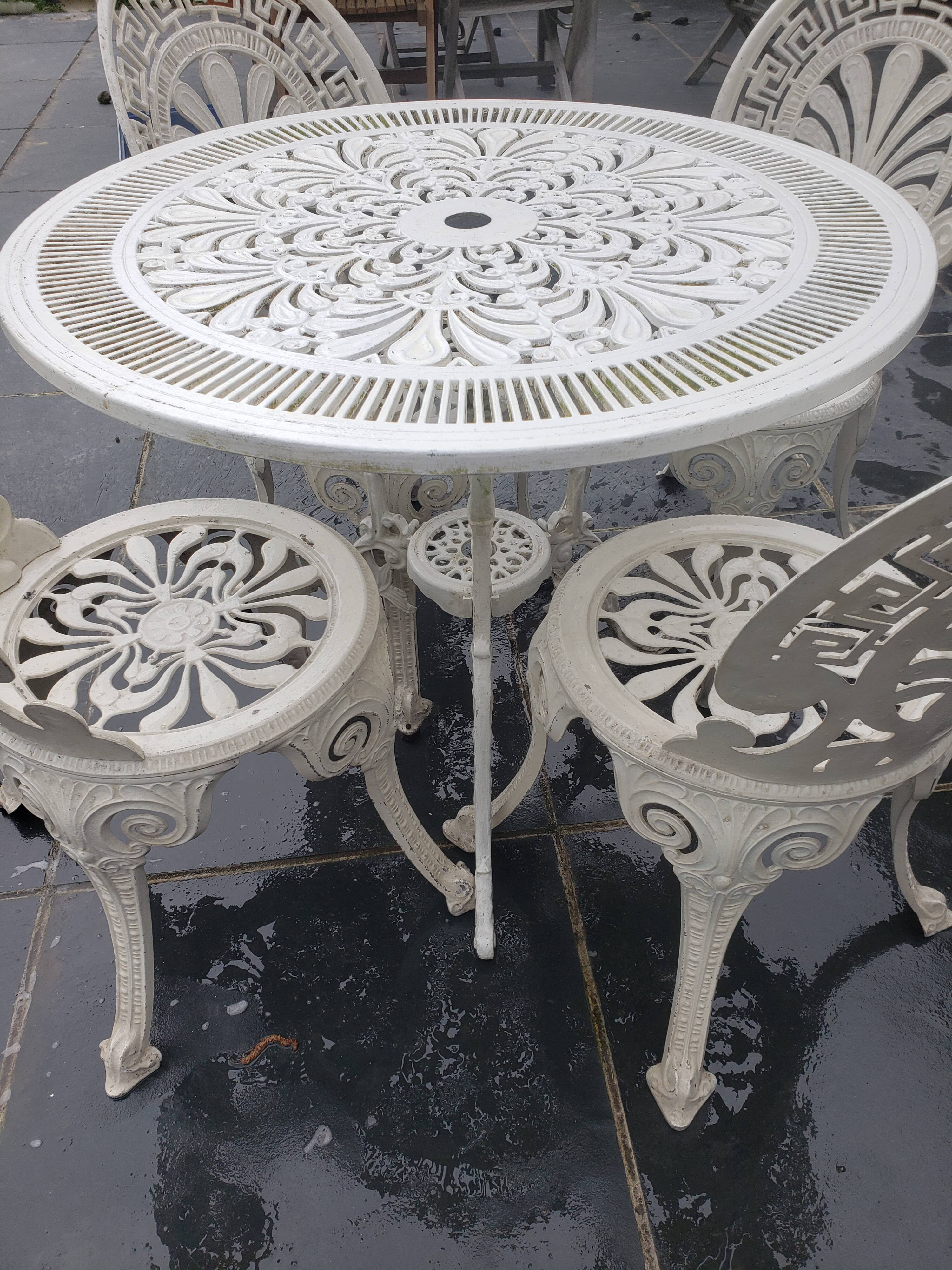 Antique garden furniture