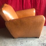 Pair of club armchairs
