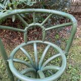 Pair of rattan armchairs