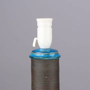 Nils Kahler table lamp in ceramic by Herman A. Kähler, Denmark, 1960 signed.