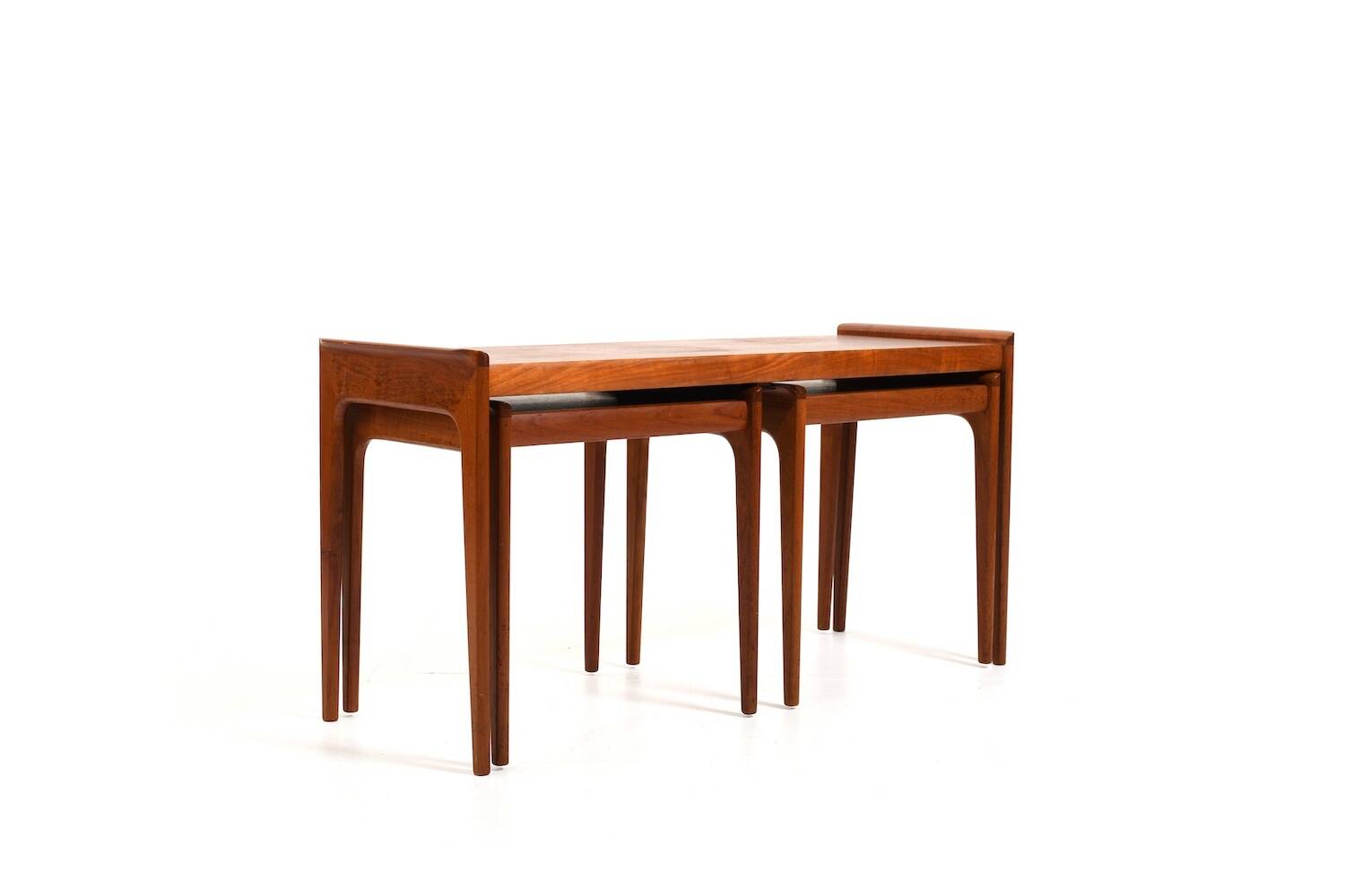 Erling Torvits for Heltborg Møbler 1960s Teak Nesting Tables