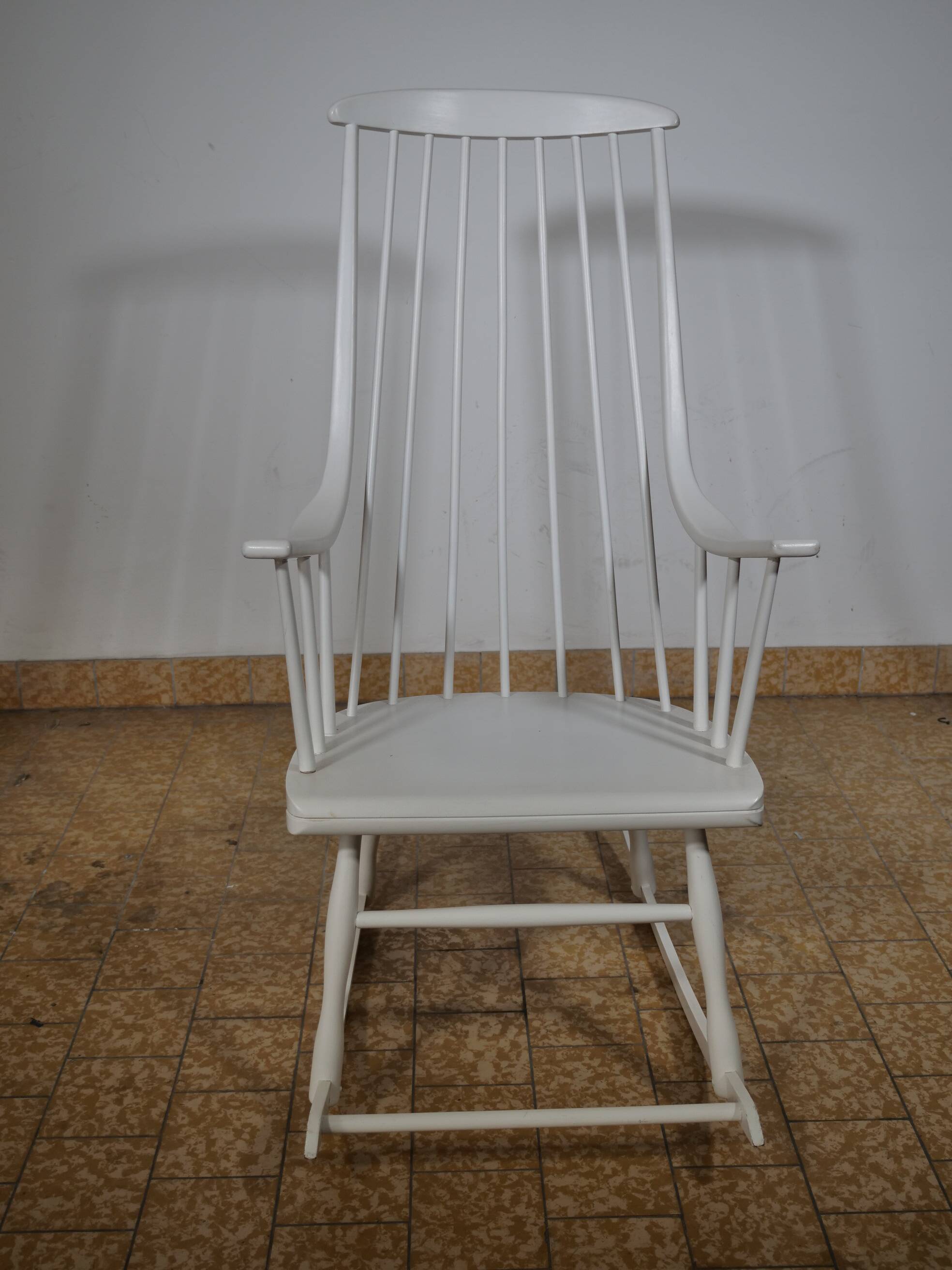 Fauteuil à bascule de Lena Larsson pour Nesto, années 1960