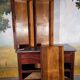 Commode bureau Louis Philippe en acajou