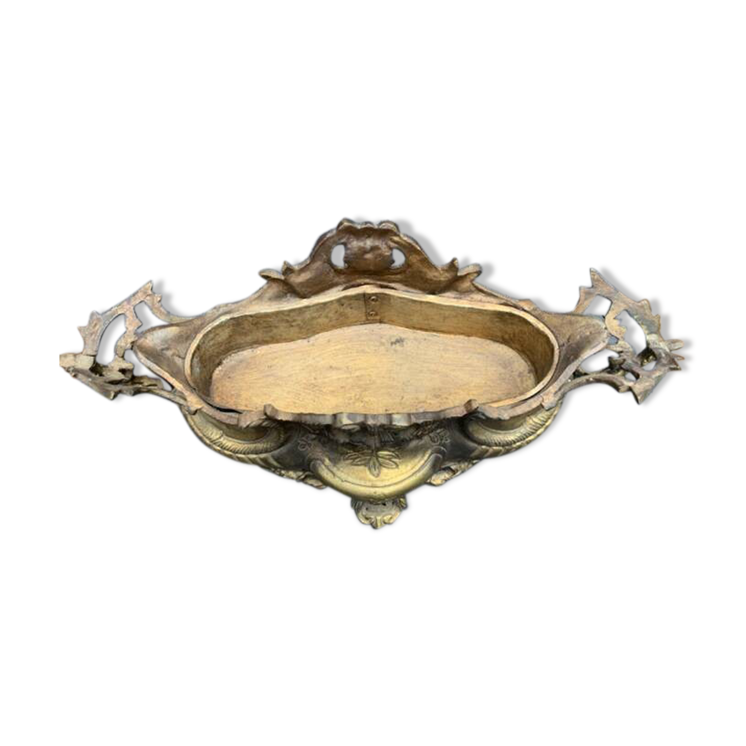 Louis XV style planter/centerpiece in bronze, late 19th century