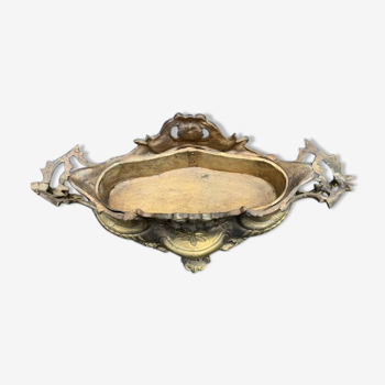 Louis XV style planter/table centerpiece in bronze late 19th century