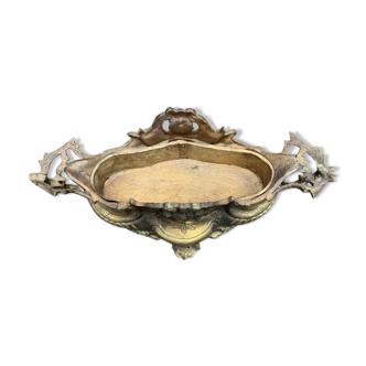 Louis XV style planter/table centerpiece in bronze late 19th century