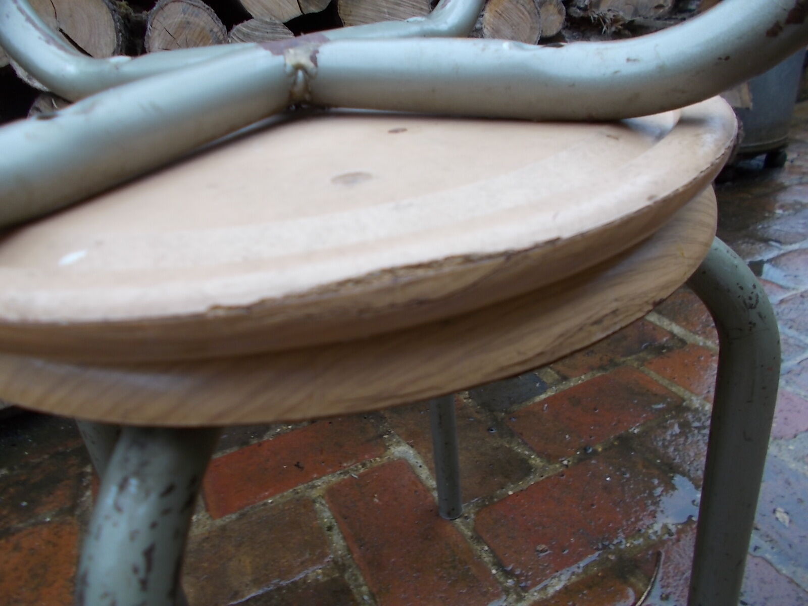 Pair of vintage Werzalit stools