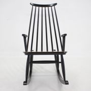 1960s Varjosen Puunjalostus Beech Rocking Chair, Finland