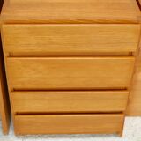 Maison Regain: modular office set. Pine. France, circa 1975