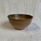 Large Longchamp glazed stoneware salad bowl, dating from the 1970s, in brown tones