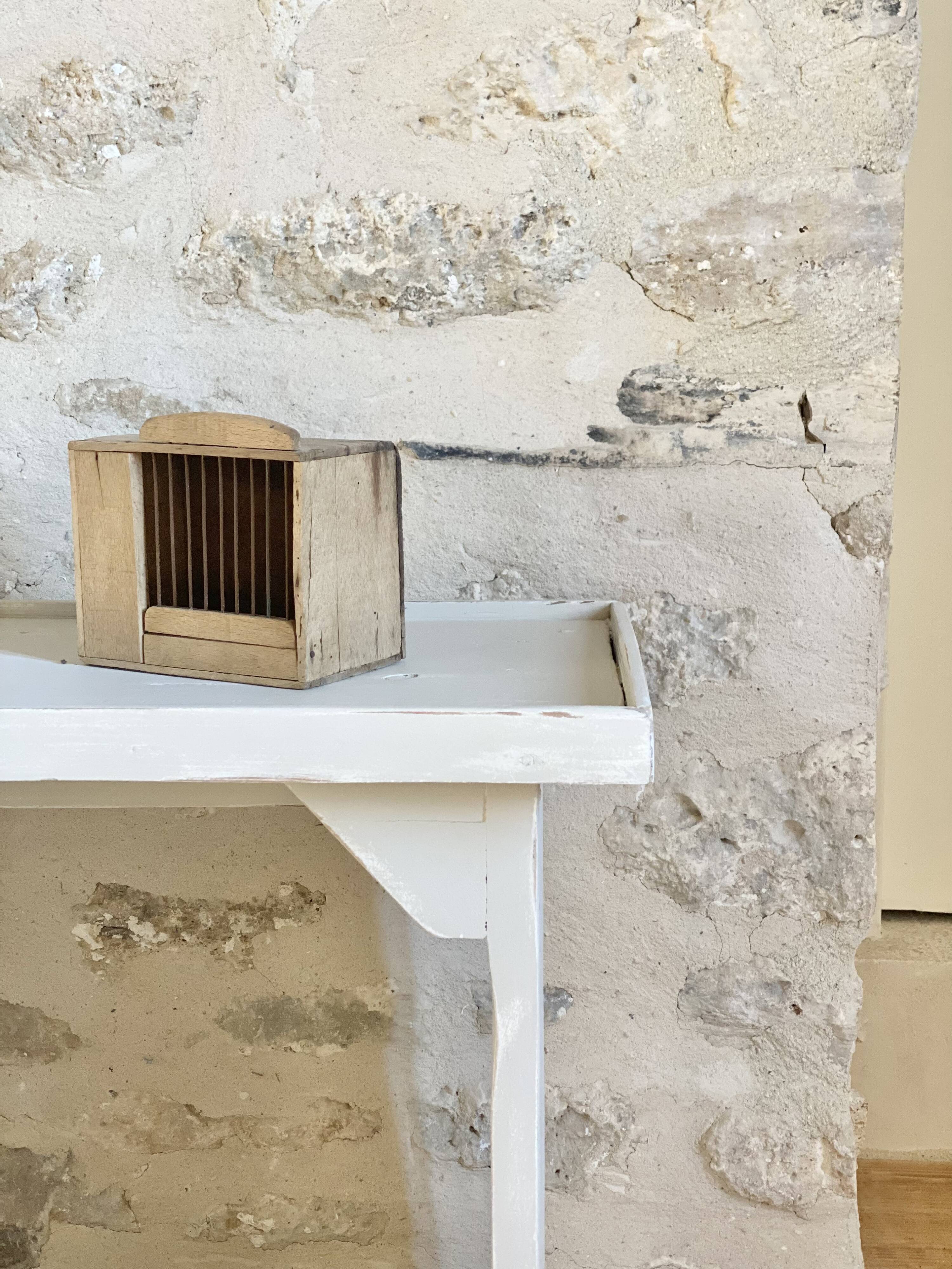 Wooden side table