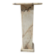 Veined marble presentation column, 20th century.