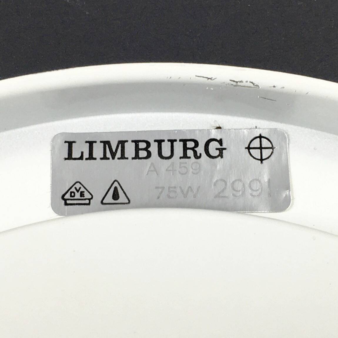 Large Minimalist Opaline Glass Shell-Shaped Wall Light from Limburg, Germany, 1970s