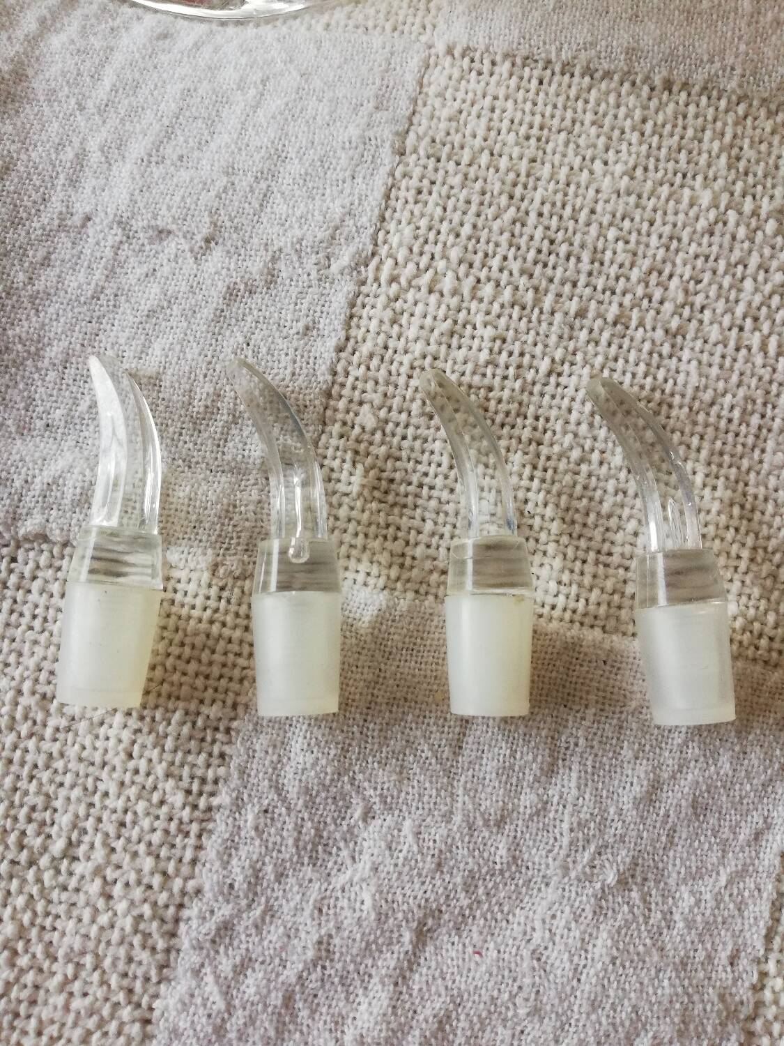 Vintage carafe with 4 compartments for liqueurs