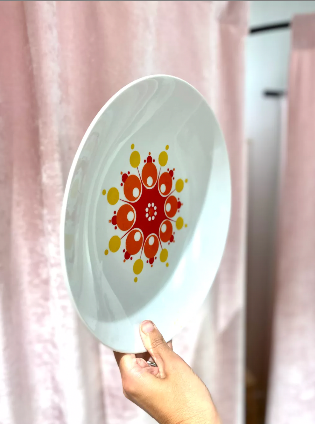 Vintage round dish 70's in Winterling porcelain