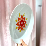 Vintage round dish 70's in Winterling porcelain