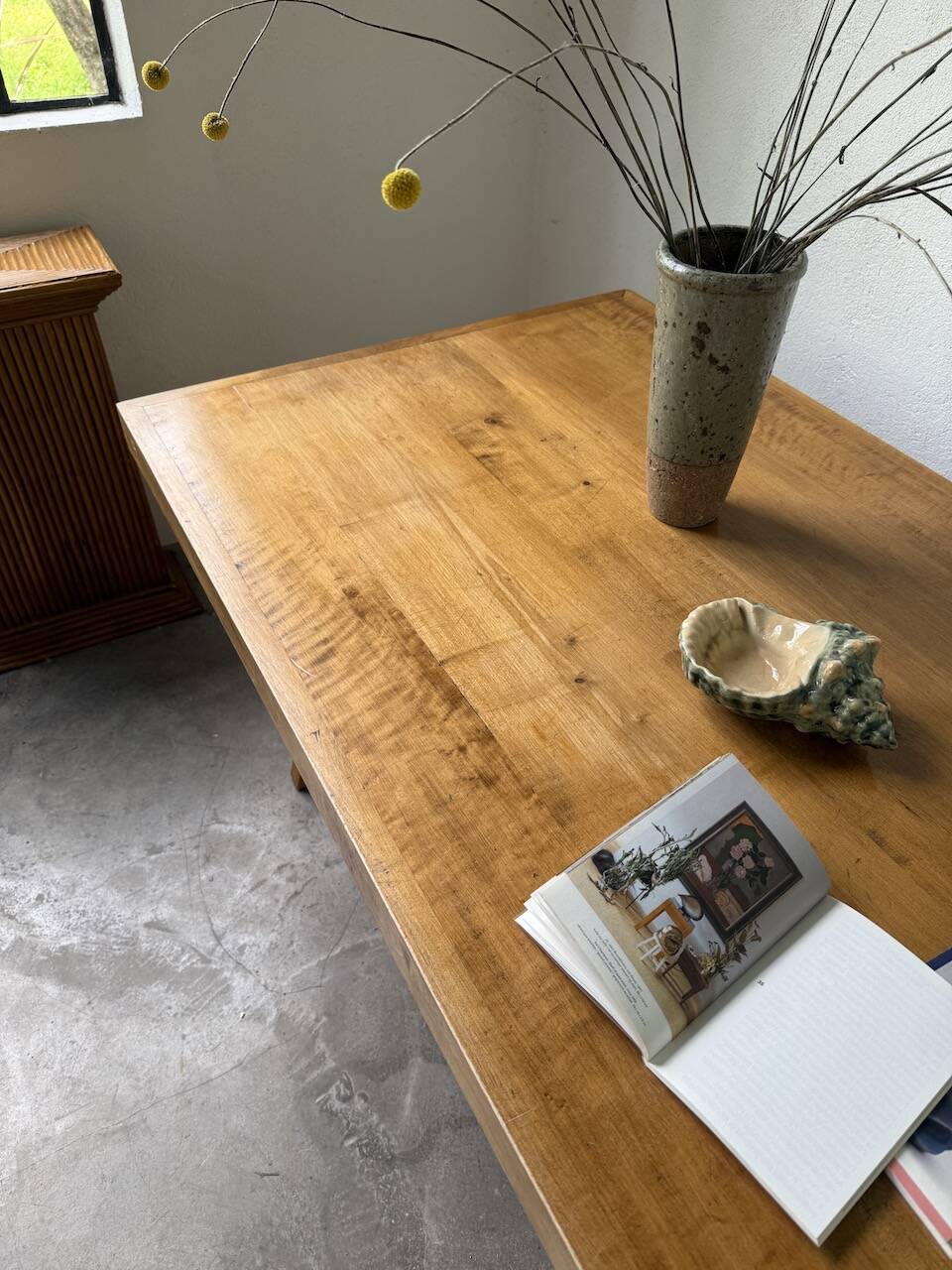 1950s beech mountain furniture table