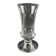 Daum France Sorcy model vase in sculpted clear crystal, height 14.5 cm