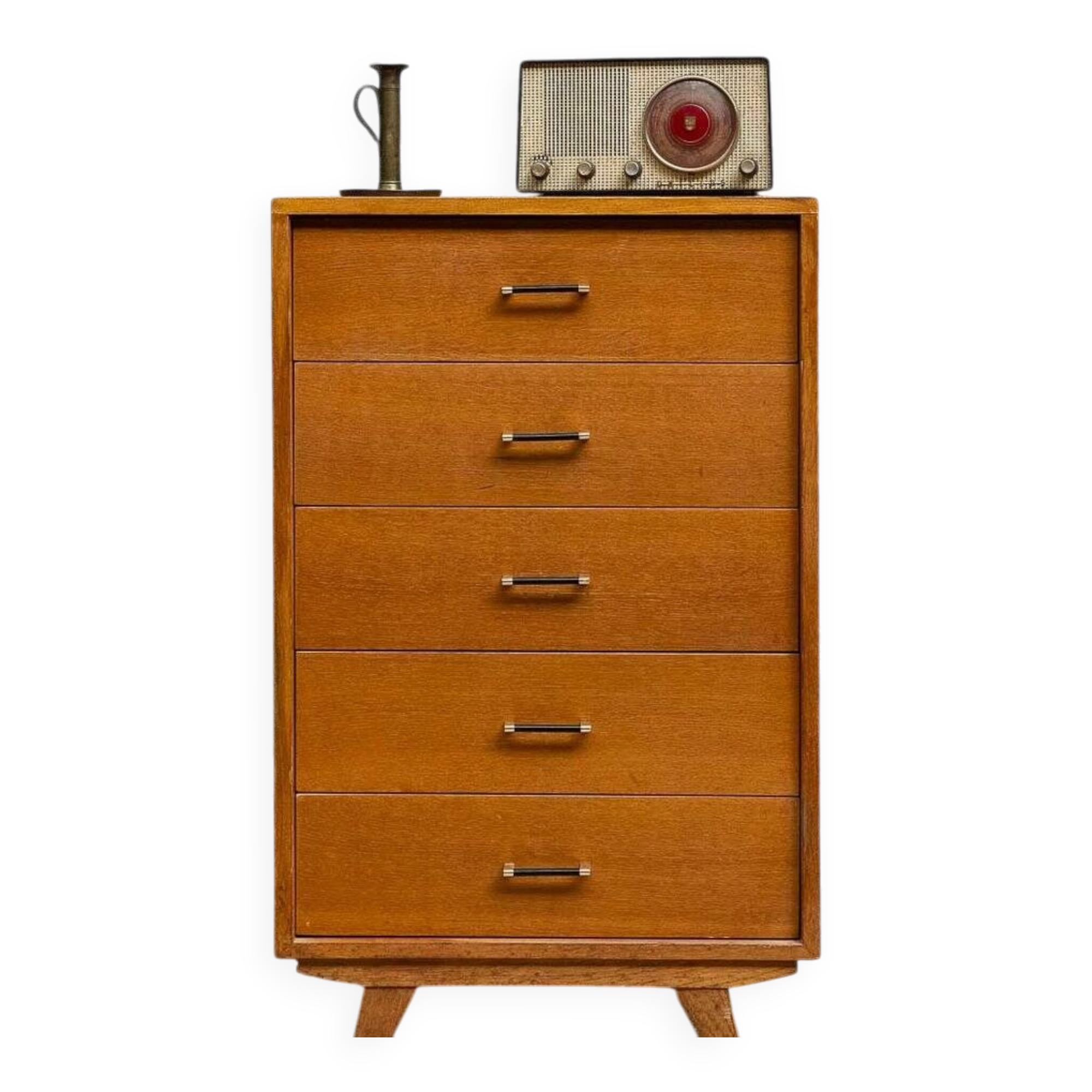 Commode, semainier, chiffonnier vintage de style scandinave