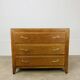 Wooden chest of drawers, splayed legs from the 1950s, vintage
