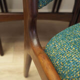 Set of six mahogany chairs, Danish design, 1970s, designer: Henning Kjærnul